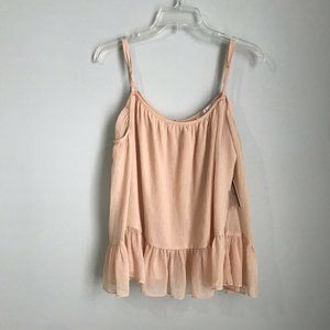 New Lovers + Friends Peach Maison Cold Shoulder